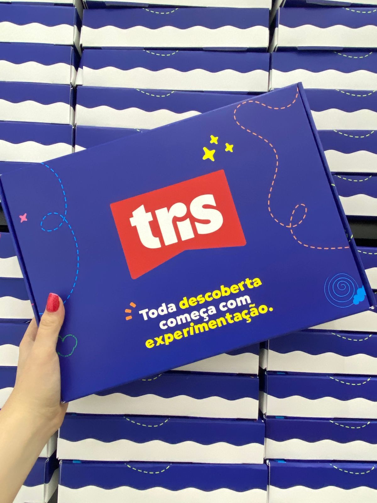 Caixa Tris - Papelaria Unicórnio