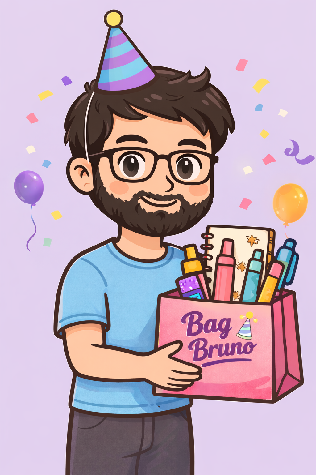 Bag Bruno - Papelaria Unicórnio