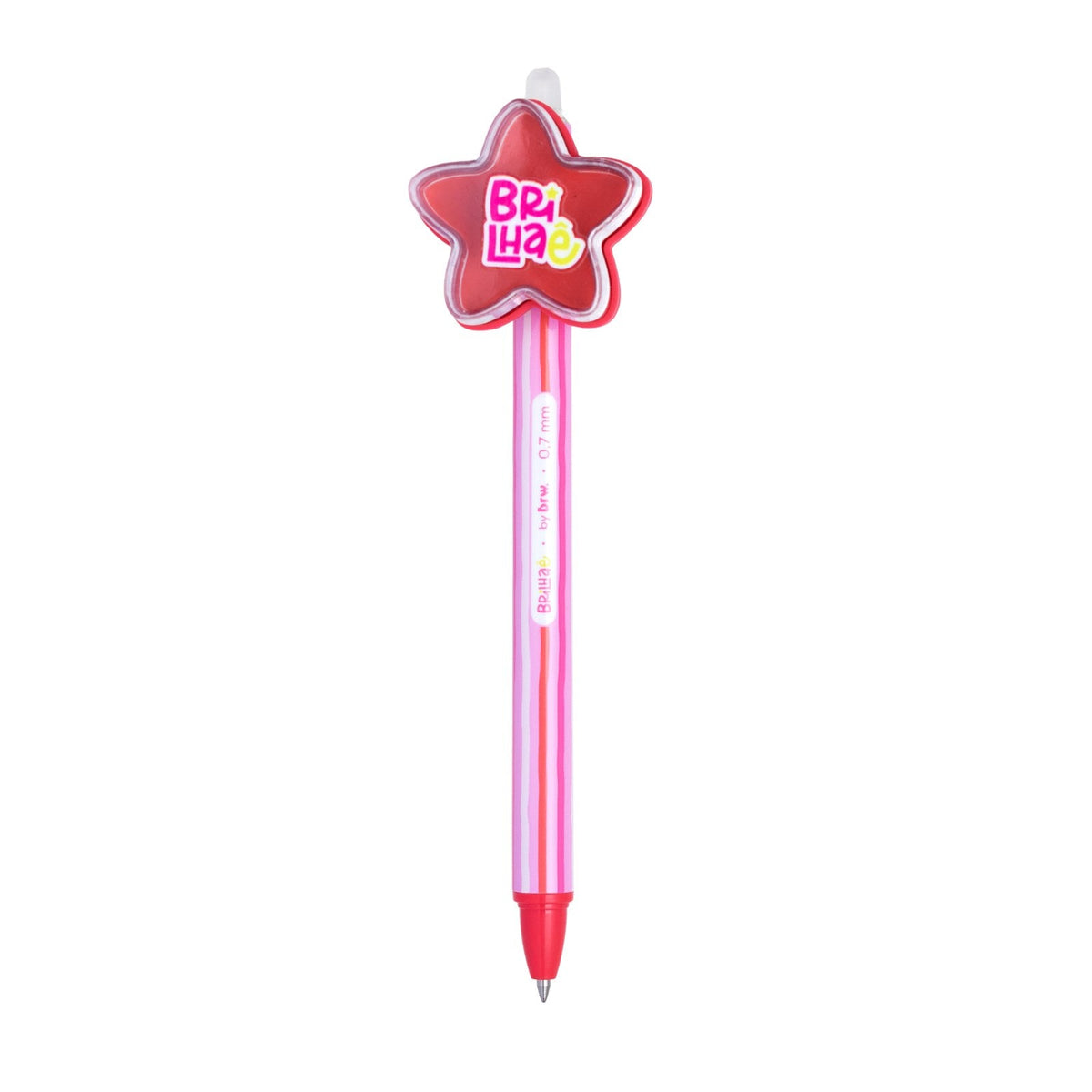 Caneta Gel Apagável + Lip Stick - Brilhaê - Duo Flower