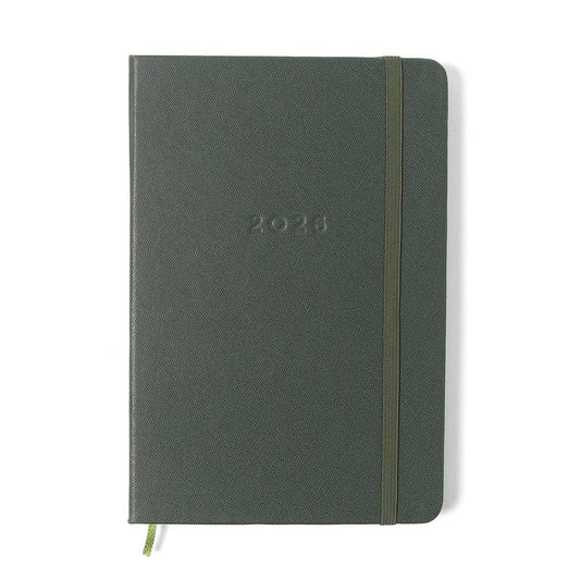 Planner 2026 - Cícero - Clássica - Semanal Anotações 14x21 - Verde Oliva