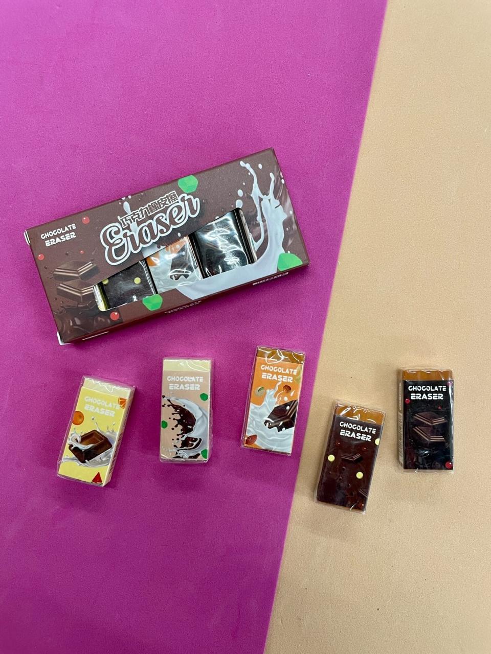 Borracha - Papelaria Unicórnio - Chocolate