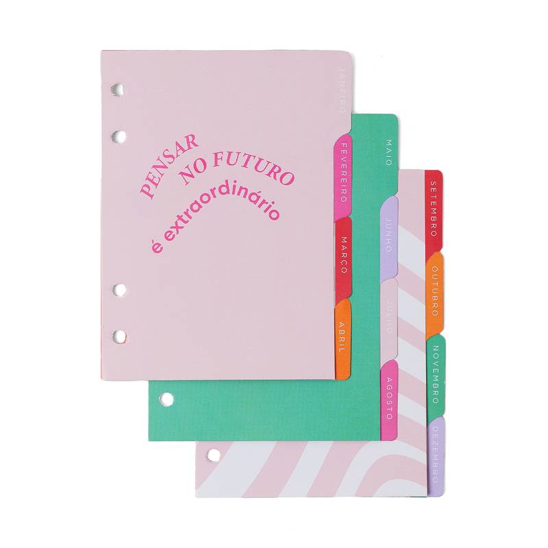 Planner Argolado 2026 - Cicero - Melissa Semanal A6 - Mini Bloomy