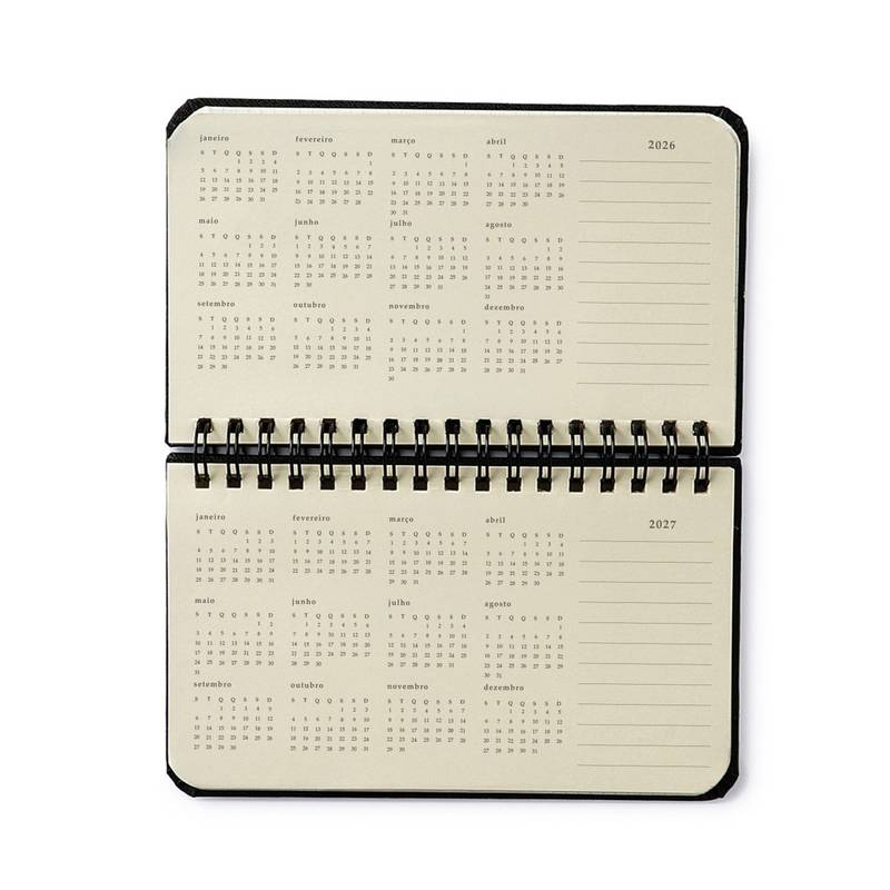 Planner Wire-o 2026 - Cícero - Melissa Semanal Office - 15,5x9 - Color Bloomy