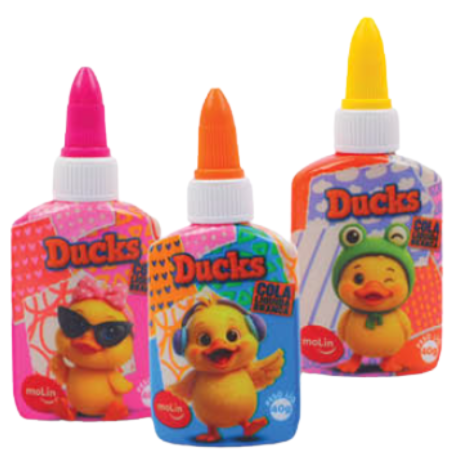 Cola branca 40g Molin Ducks