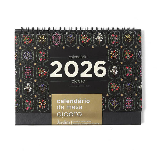 Calendario de Mesa 2026 - Cícero - Jardim - 20x15 2026