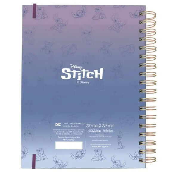 Caderno Universitário - DAC - Smart Stitch 80 Fls