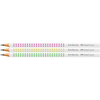 Lápis Eco - Faber-Castell - Grip 2001 Neon 2B