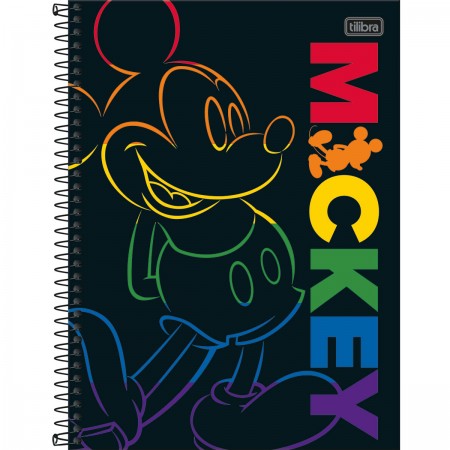 Caderno Universitário - Tilibra - Mickey 160 Folhas
