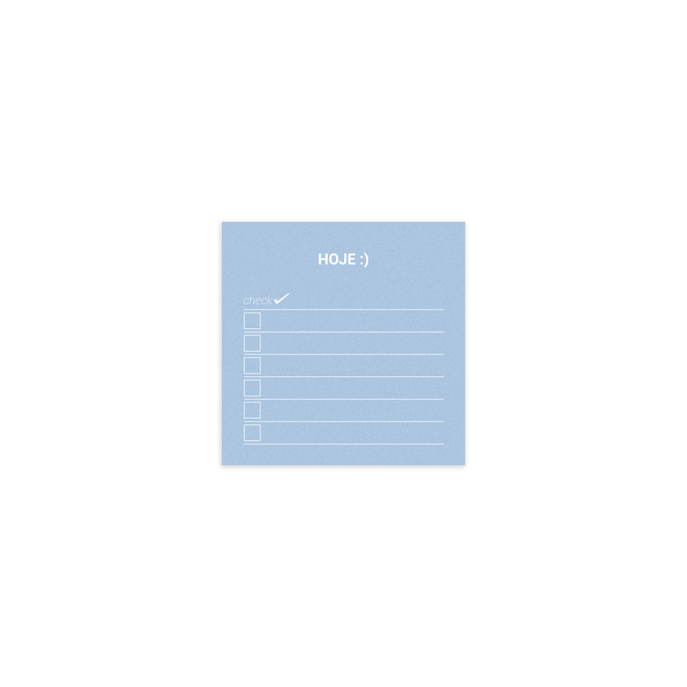 Bloco Adesivo - Jocar Office - Hoje Azul 76mmx76mm 100Fls