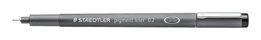 Caneta Fineliner - Staedtler - Caneta Nanquim Pigment Liner 0.2mm