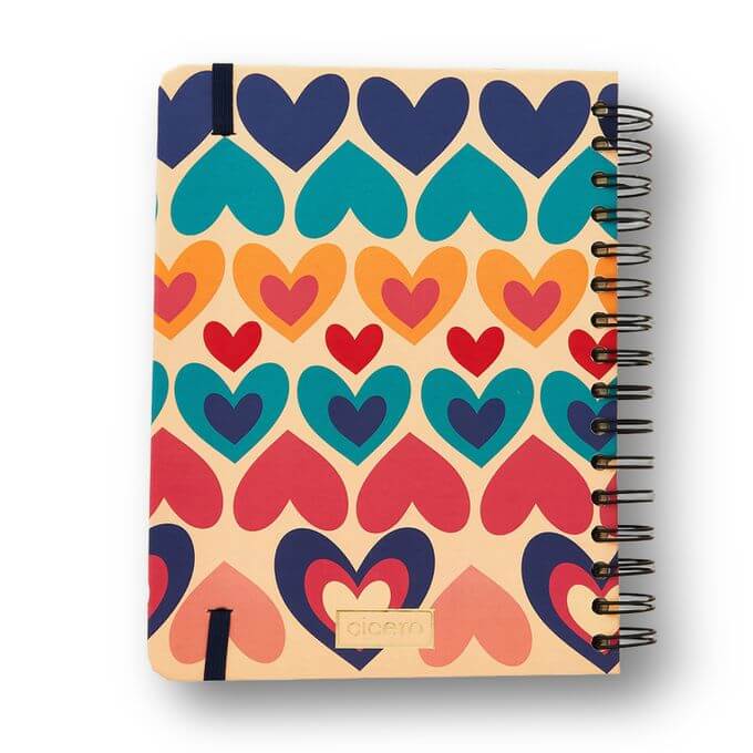 Planner Permanente Wire-o - Cícero - 14,8x21cm Brisa Romance