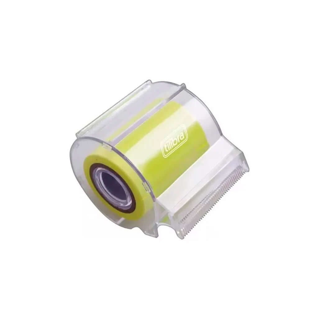 Nota Adesiva de Rolo - Tilibra - Tili Notes Roller Dispenser + 1 Rolo 50mmx5m Amarelo