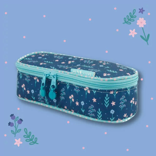 Estojo Box - Sabra - By Sof 30 pens - Azul