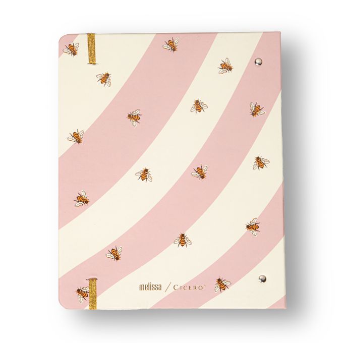 Caderno Criativo Argolado - Cícero - Melissa Pautado 17X24 Caminho Das Abelhas