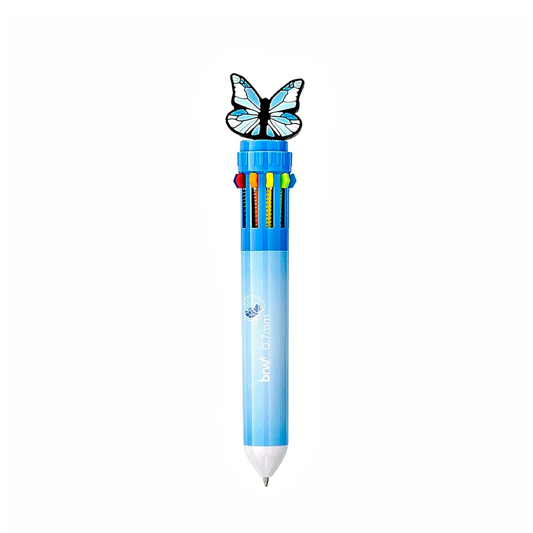 Caneta Esferográfica Retrátil - BRW - Divert Dreams 0.7mm 10 Cores