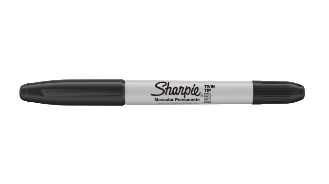 Marcador Permanente - Sharpie - Twin Tip