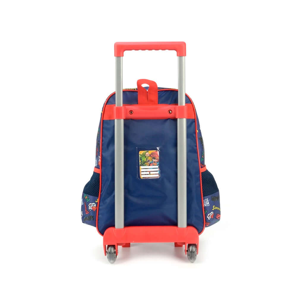 Mochila com Rodinhas - Luxcel - Super-Homem Azul
