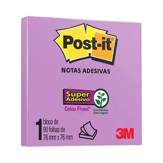 Bloco de Notas Adesivas - Post-it 3M - 90FLS 76 x 76mm