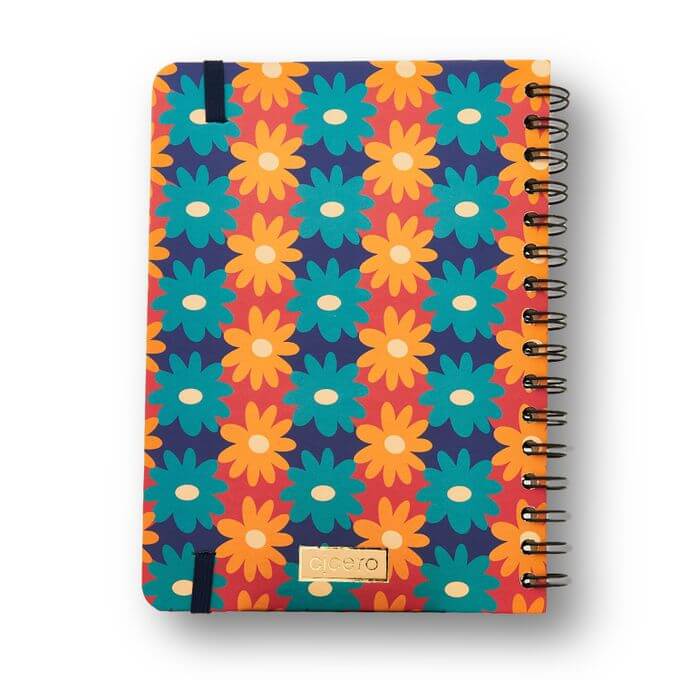 Planner Permanente Wire-o Financeiro - Cícero - 14,8x21cm Brisa Floral