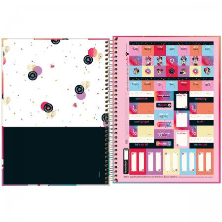 Caderno Universitário - Tilibra Connect - Minnie Mouse 1 Matérias c/80 folhas