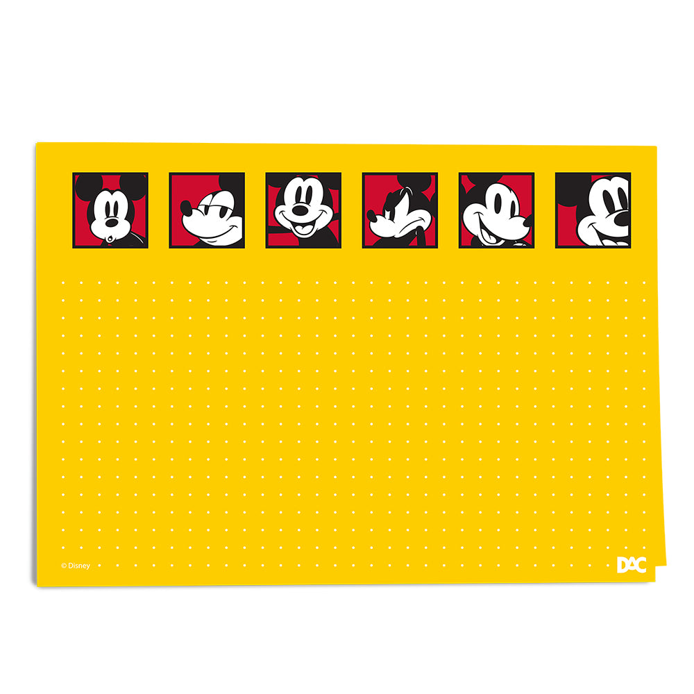 Bloco Destacável - DAC - Mickey - Kit com 5 Blocos