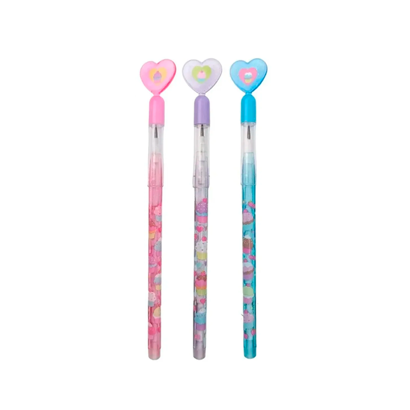 Lapiseira Escolar - Cis - Tik Tak Cupcake Troca as Pontas