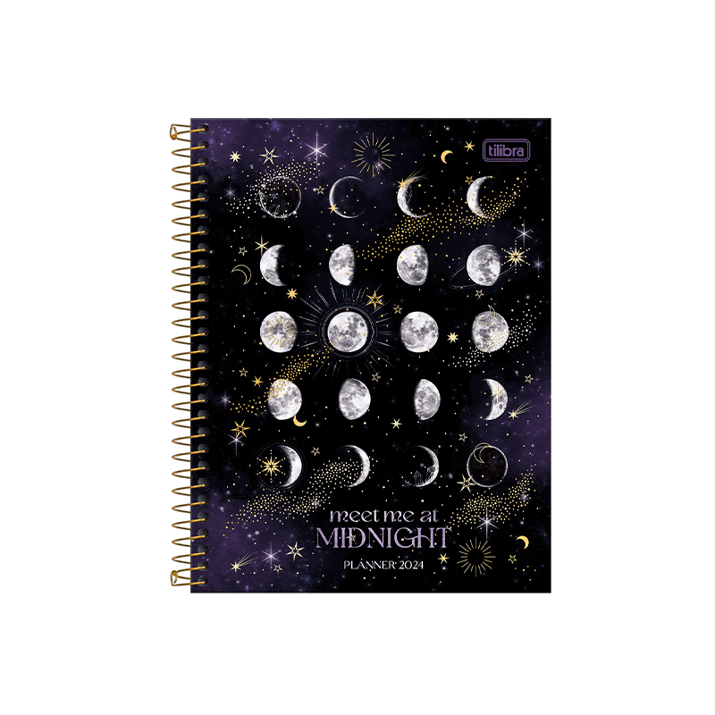 Planner Espiral 2024 - Tilibra - Magic 17,7x24cm 80 Folhas 63g/m²