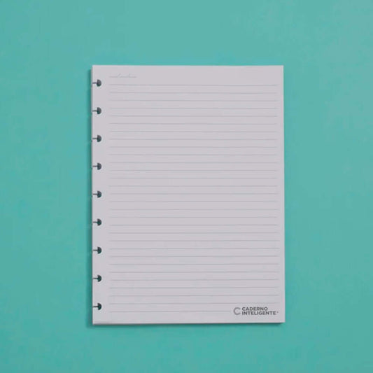 Refil Médio - Caderno Inteligente - Pautado 90g/m² 50 Folhas