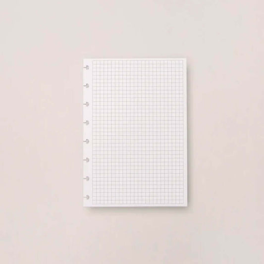 Refil Quadriculado A5 - Caderno Inteligente - 50 folhas 90g/m²