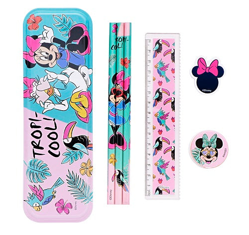 Kit Minnie Tropical - Molin - Blister com 7 itens