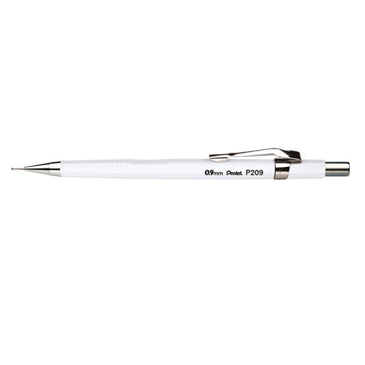 Lapiseira - Pentel - Sharp P209-W - Branca - 0,9mm