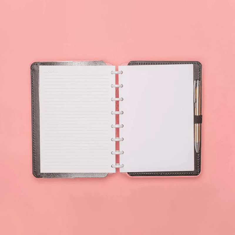 Caderno A5 - Caderno Inteligente - Rose Pastel 80Fls 90g/m²