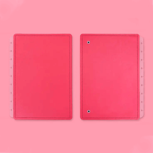 Capa e Contracapa - Caderno Inteligente - Grande All Pink