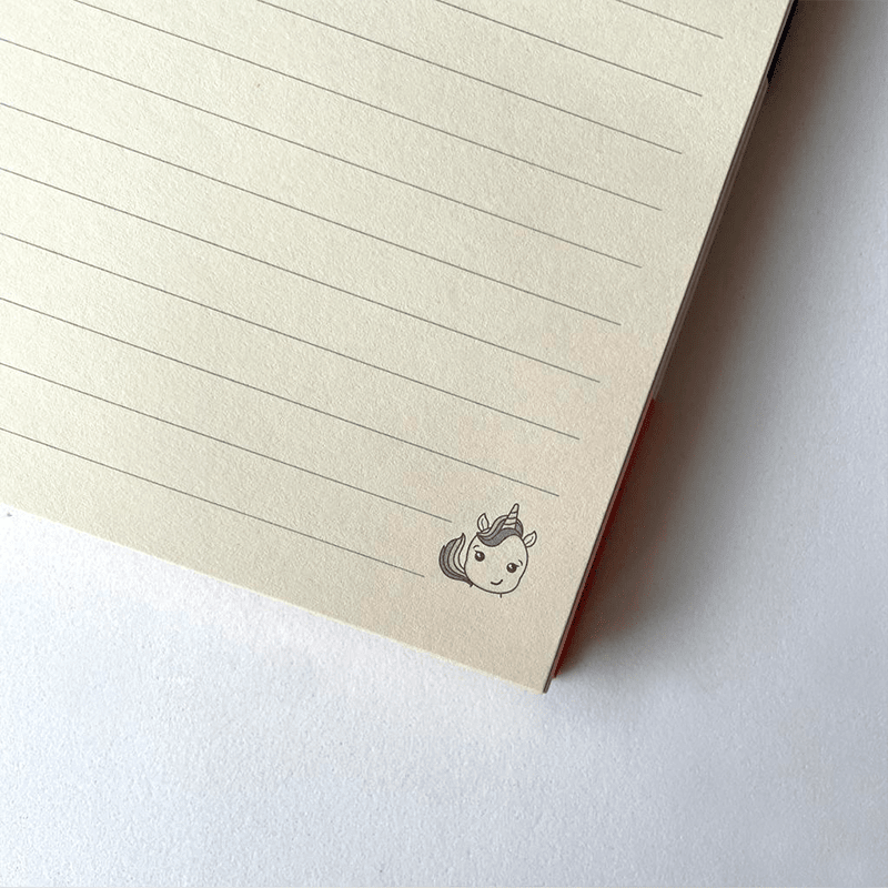 Caderno Flow A5 - Papelaria Unicórnio - Swing Pautado Coleção Groove