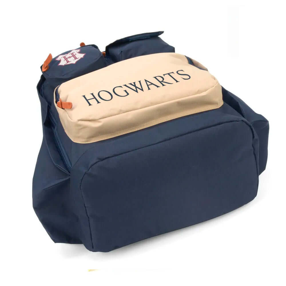 Mochila - Luxcel - Harry Potter Azul e Bege c/ Divisória para Laptop
