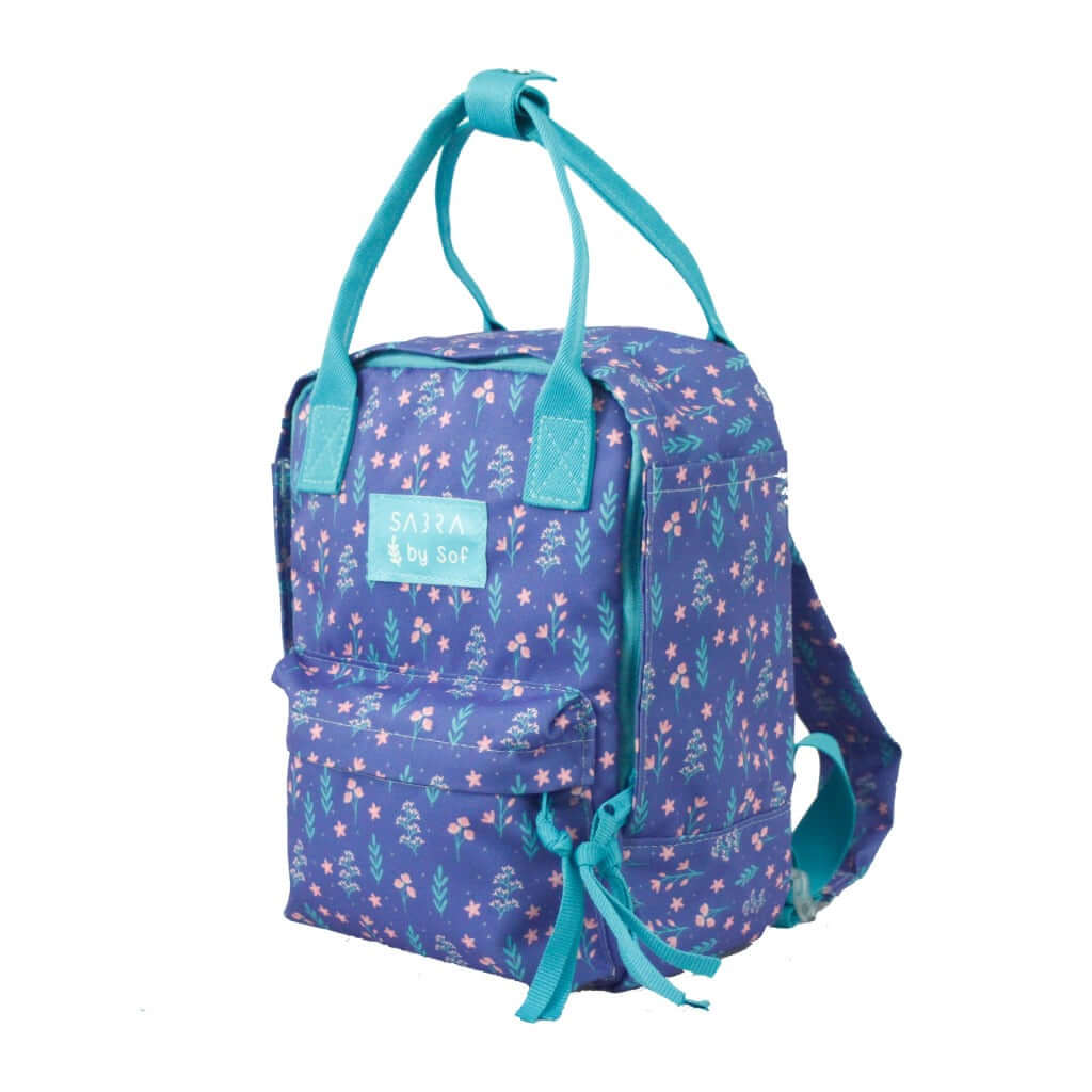 Mochila Mini Quadrada - Sabra - By Sof- Lilás