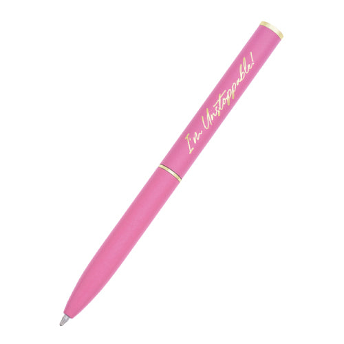 Caneta Esferográfica Metálica - Molin - Love Pink Mini