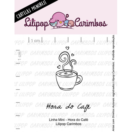 Cartela de Carimbos Mini - Lilipop - Hora do Café