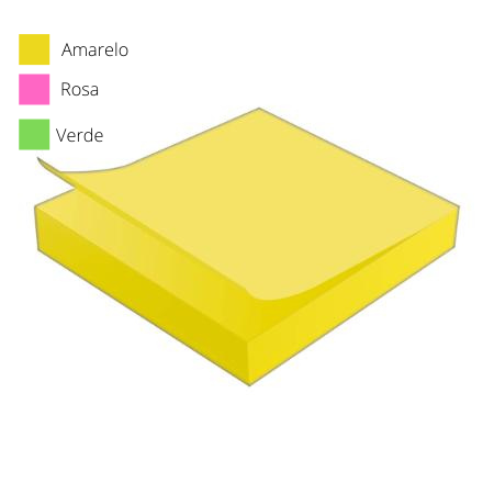 Bloco Adesivo - Tilibra - Tili Notes Neon 76mm x 76mm 100 Folhas