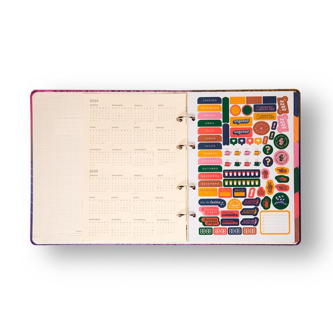 Caderno Criativo Argolado - Cícero - Brisa Pautado 17x24cm Romance