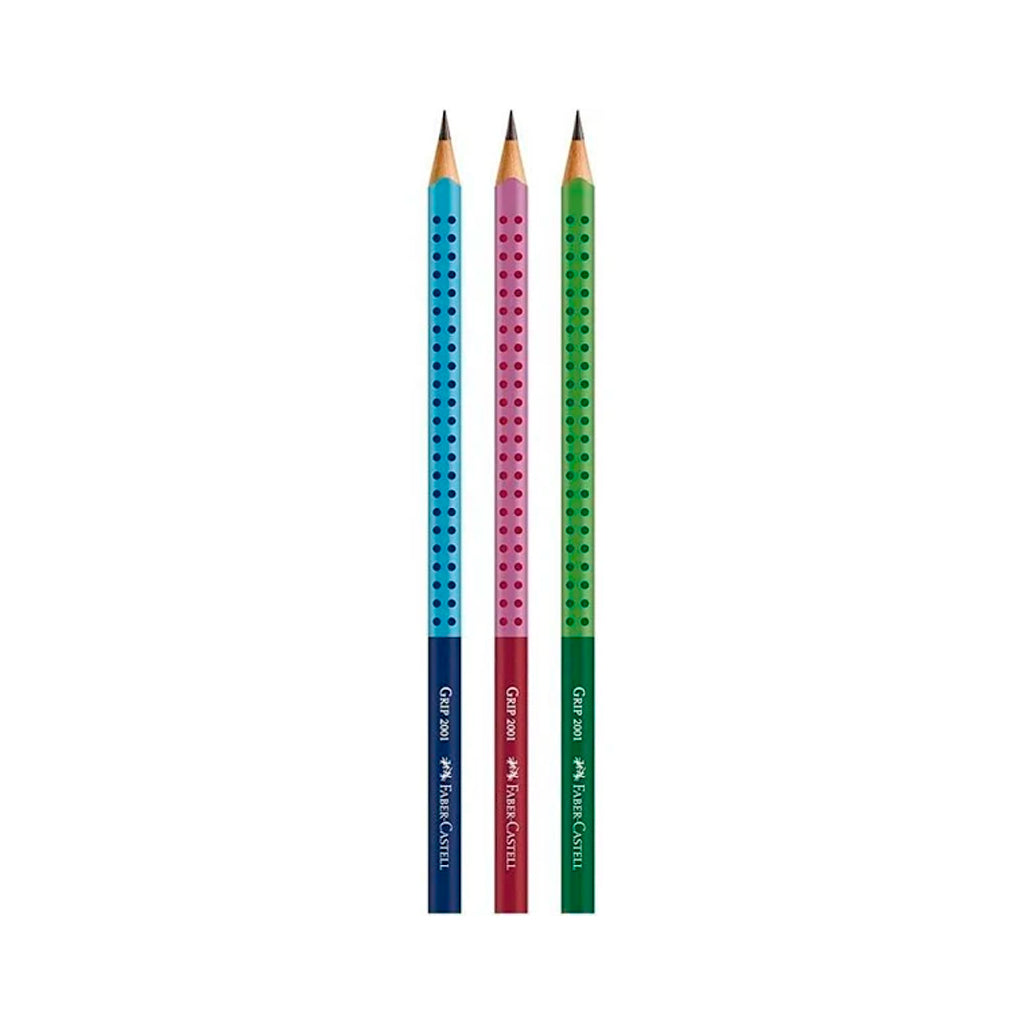 Lápis Preto 2B - Faber-Castell - Grip Two Tone
