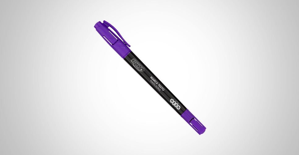 Marca texto BRW Ponta Dupla Neon