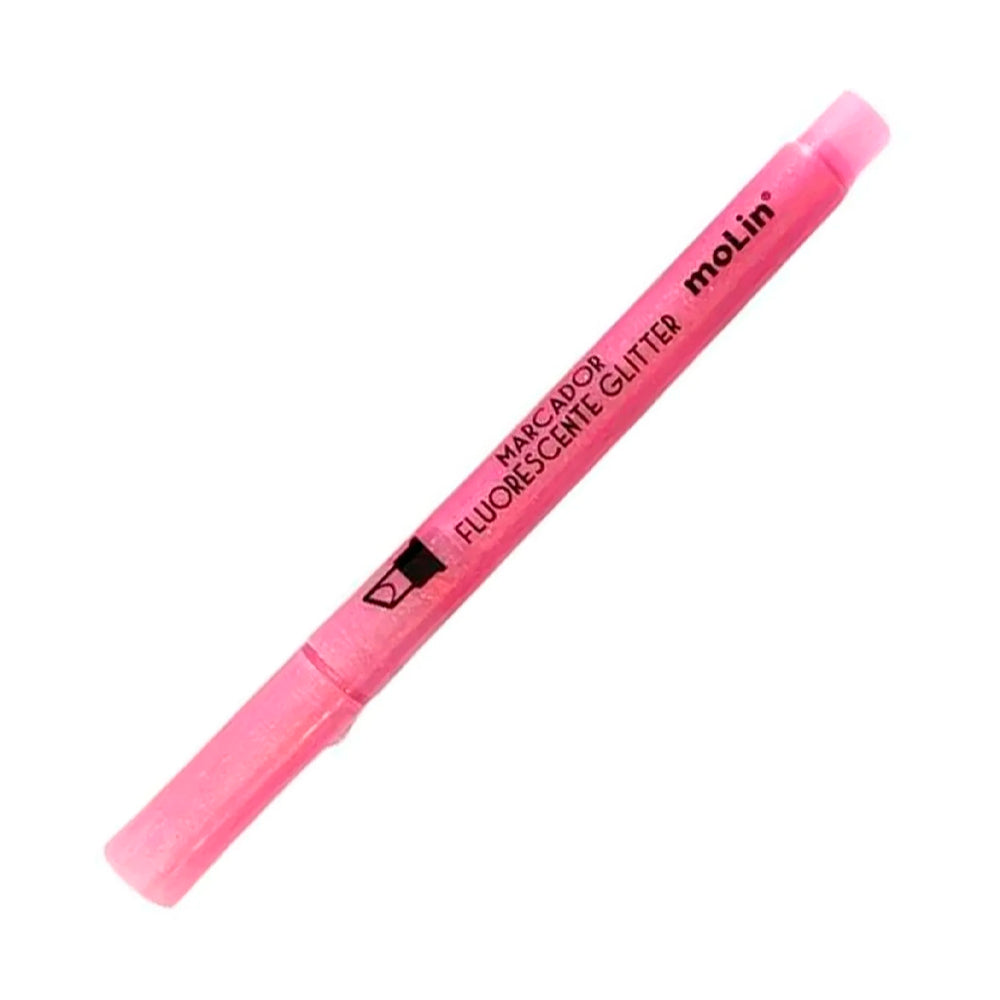 Kit Marca Texto Glitter - Molin - 6 Unidades