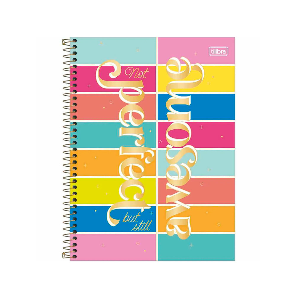 Caderno Colegial - Tilibra - Be Nice 10 Matérias 160 Folhas