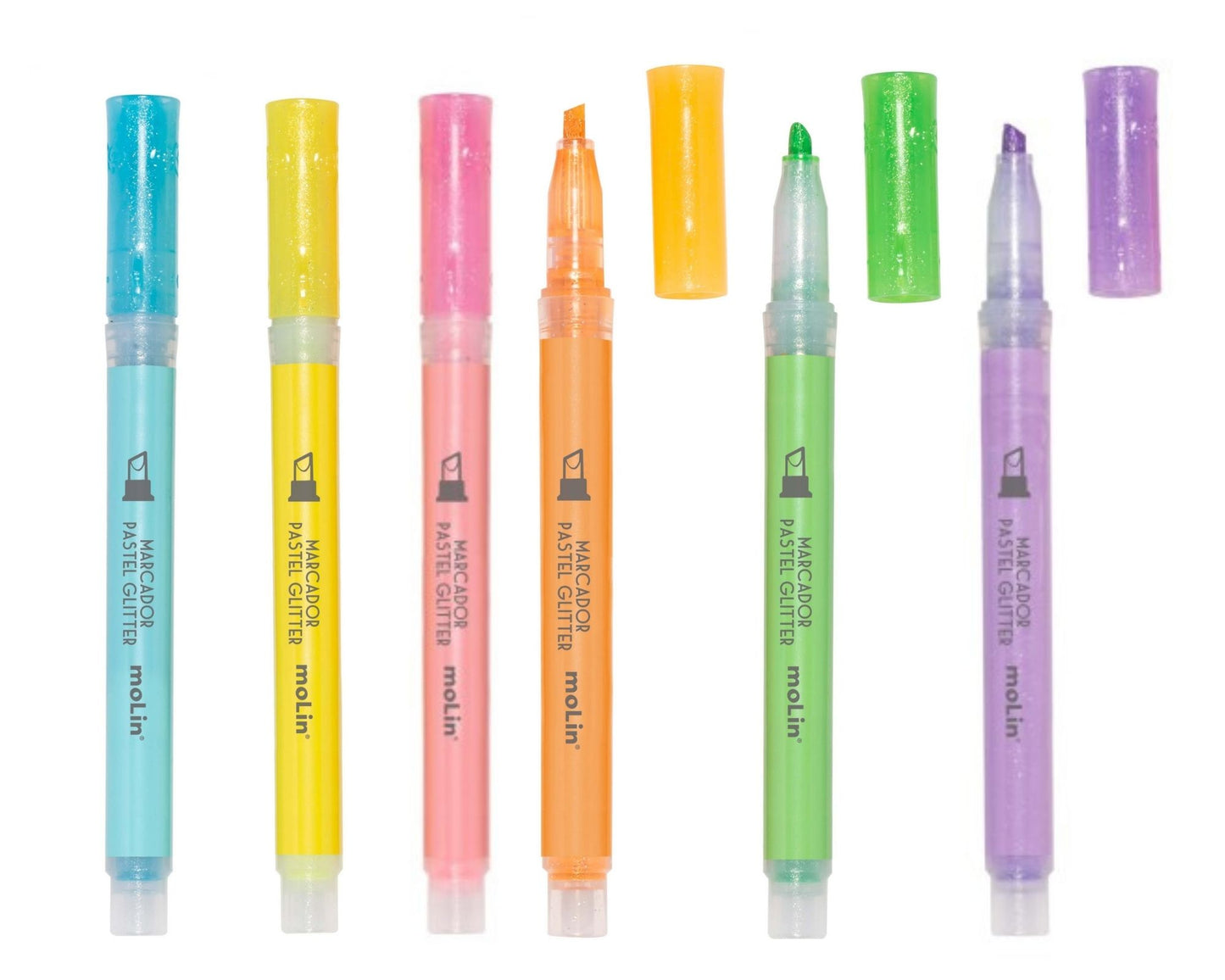 Marca Texto Glitter - Molin - Cores Avulsas