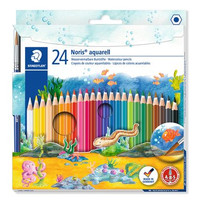 Lápis de Cor - Staedtler - Noris Aquarelável 24 Cores