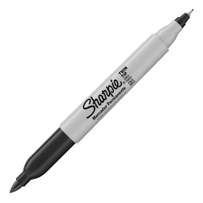Marcador Permanente - Sharpie - Twin Tip