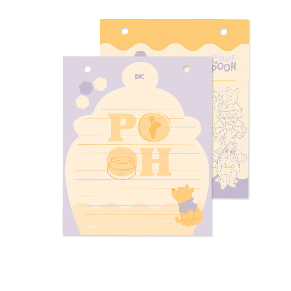 Refil Caderno Argolado Mini - DAC - Winnie the Pooh - 80Fl 140x170mm