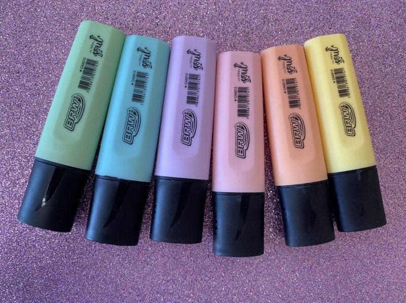 Marca Texto BRW Soul Teen Pastel