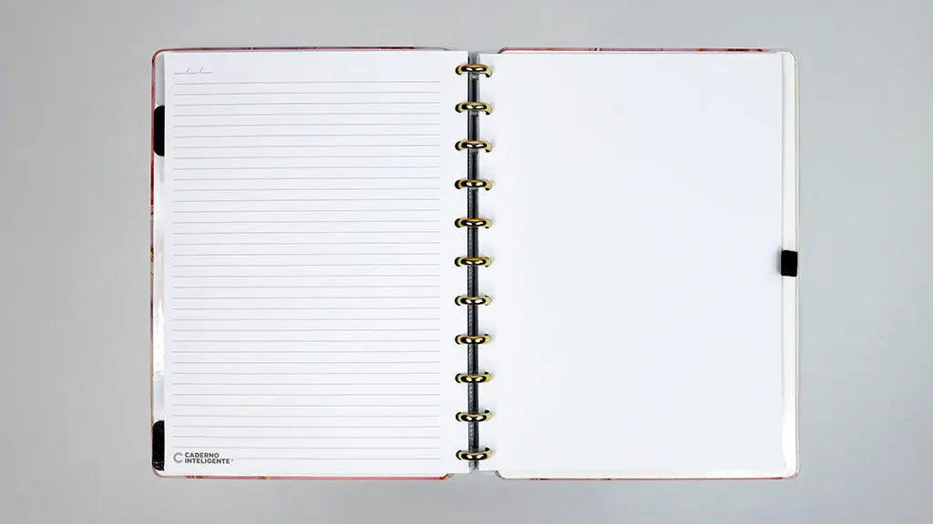 Caderno A5 - Caderno Inteligente - Ágatha 80 Folhas 90g/m²